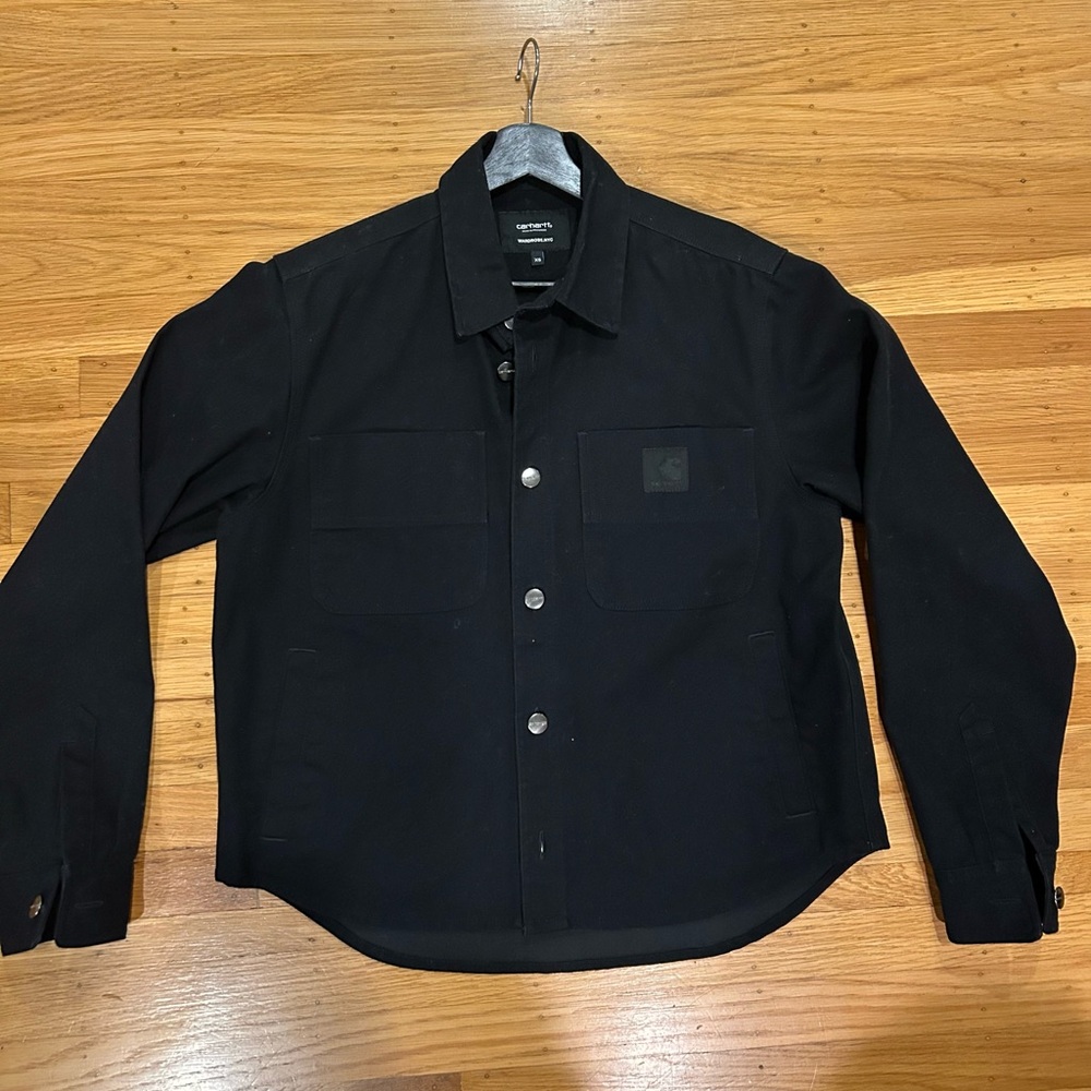 Carhartt WIP x Wardrobe.NYC  black cotton twill work jacket size XS
